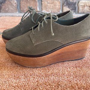 Schutz Platform Oxford Shoes